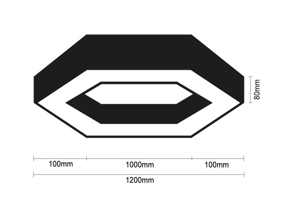 LED-Deckenleuchte 110W - CL7634 7