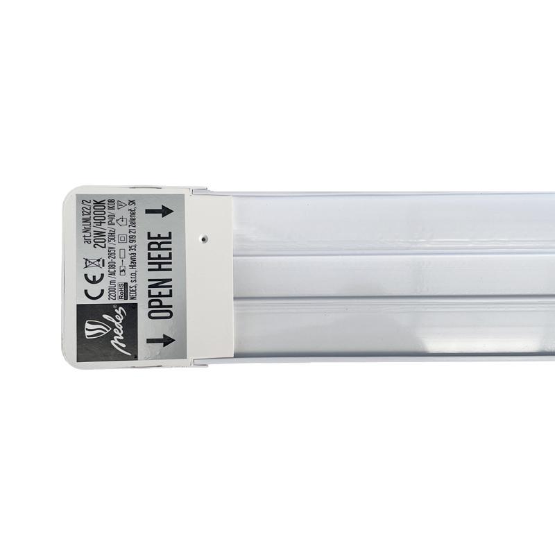 LED Linearleuchte 20W / IP40 WTL / 3 / 600 / 4000K - LNL122/2