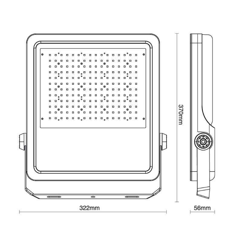 LED Fluter PROFI Plus 150W / 5000K - LF4026S 3