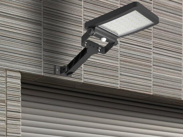 LED Solarleuchte in Schwarz 5W / 4000K - LS024