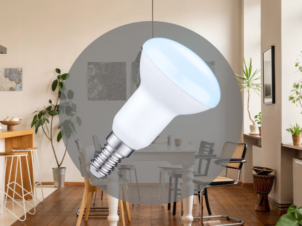 LED Leuchtmittel 6W - R50 / E14 / SMD / 6500K - ZLS205 1