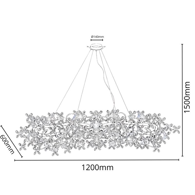 Luxuriöser Kristall Kronleuchter 16 x G9 - CA032/16L