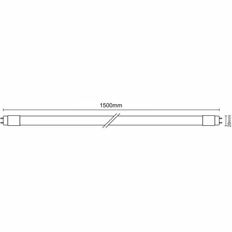 LED Röhre 22W - T8 / 1500mm / 6500K / 3300Lm, 25stc - TLS303