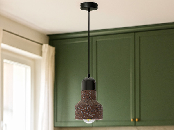 Pendellampe Terrazzo Rot 1 x E27 - ME0214R/R