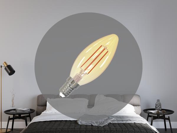 LED dimmbare Filament-Leuchtmittel 6W - C35 / E14 / 2000K - ZLF713DV