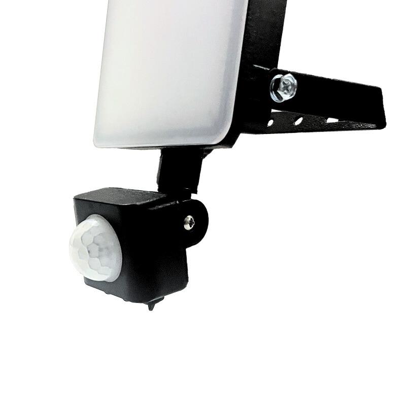 Außen LED Fluter in Schwarz mit Sensor 20W / 4000K - LF7022S