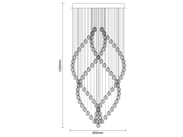 NAURU Kristall-Kronleuchter - N3014 4