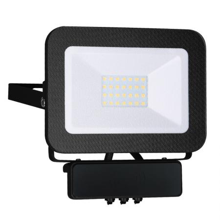 LED HQ Fluter 20W+MICRO IP65 Sensor/4000K/BK/MS - LF2022MS
