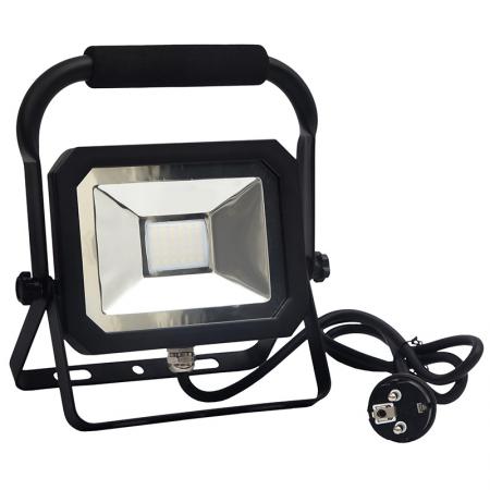 LED Fluter 20W+Halter/4000K/BK/H - LF1022H